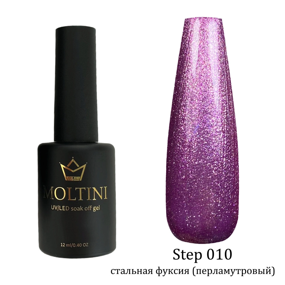 Moltini цветной гель-лак "Step" 010. 12 мл.